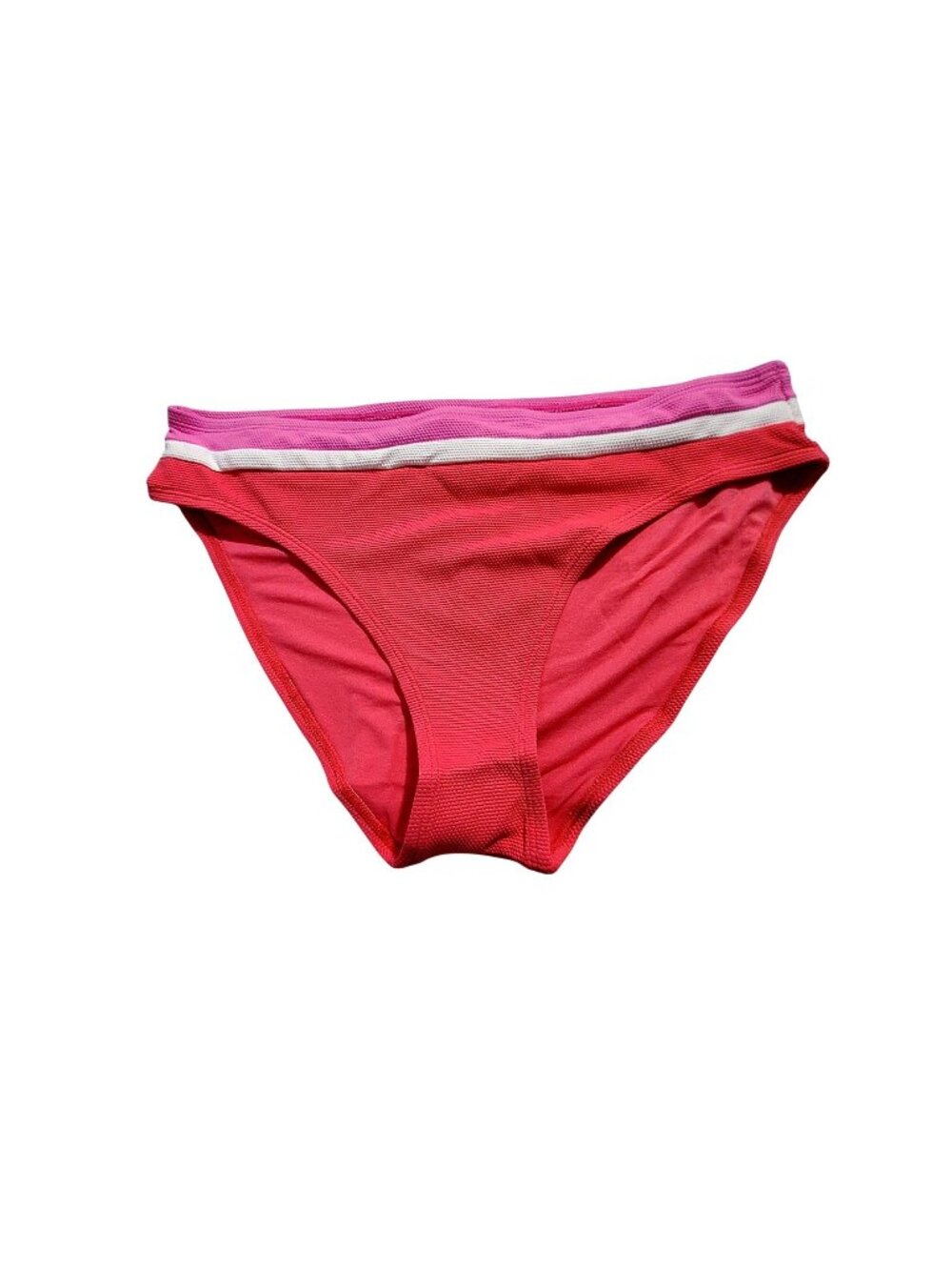 Tommy Bahama Women Coral Coast Bikini Bottom XL Pink Swimwear UPF 50 Sun Shelter